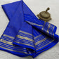 Pure mysore silk checked with butta work 120 grm thickness saree