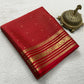 Pure mysore silk checked with butta work 120 grm thickness saree