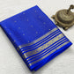 Pure mysore silk checked with butta work 120 grm thickness saree