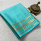 Pure mysore silk checked with butta work 120 grm thickness saree