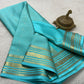 Pure mysore silk checked with butta work 120 grm thickness saree