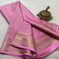 Pure mysore silk checked with butta work 120 grm thickness saree