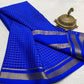 Pure mysore silk checked 120 grm thickness saree