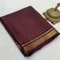 Pure mysore silk checked 120 grm thickness saree
