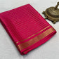 Pure mysore silk checked 120 grm thickness saree