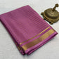 Pure mysore silk checked 120 grm thickness saree