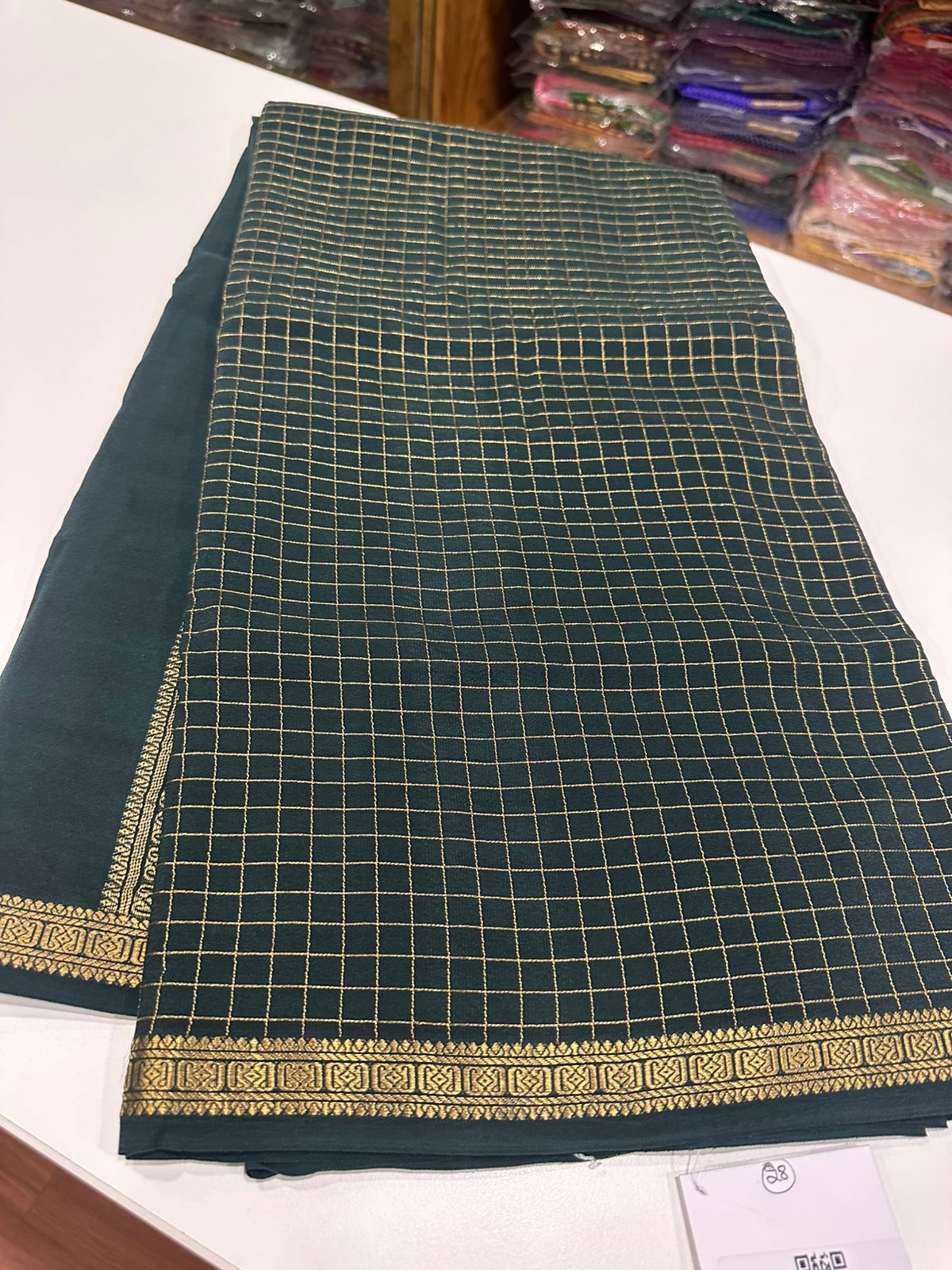 Pure mysore silk 120 grm thickness saree