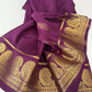 Pure mysore silk mango border 100 grm saree