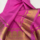 Pure mysore silk mango border 100 grm saree