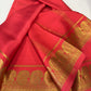 Pure mysore silk mango border 100 grm saree