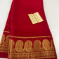 Pure mysore silk mango border 100 grm saree