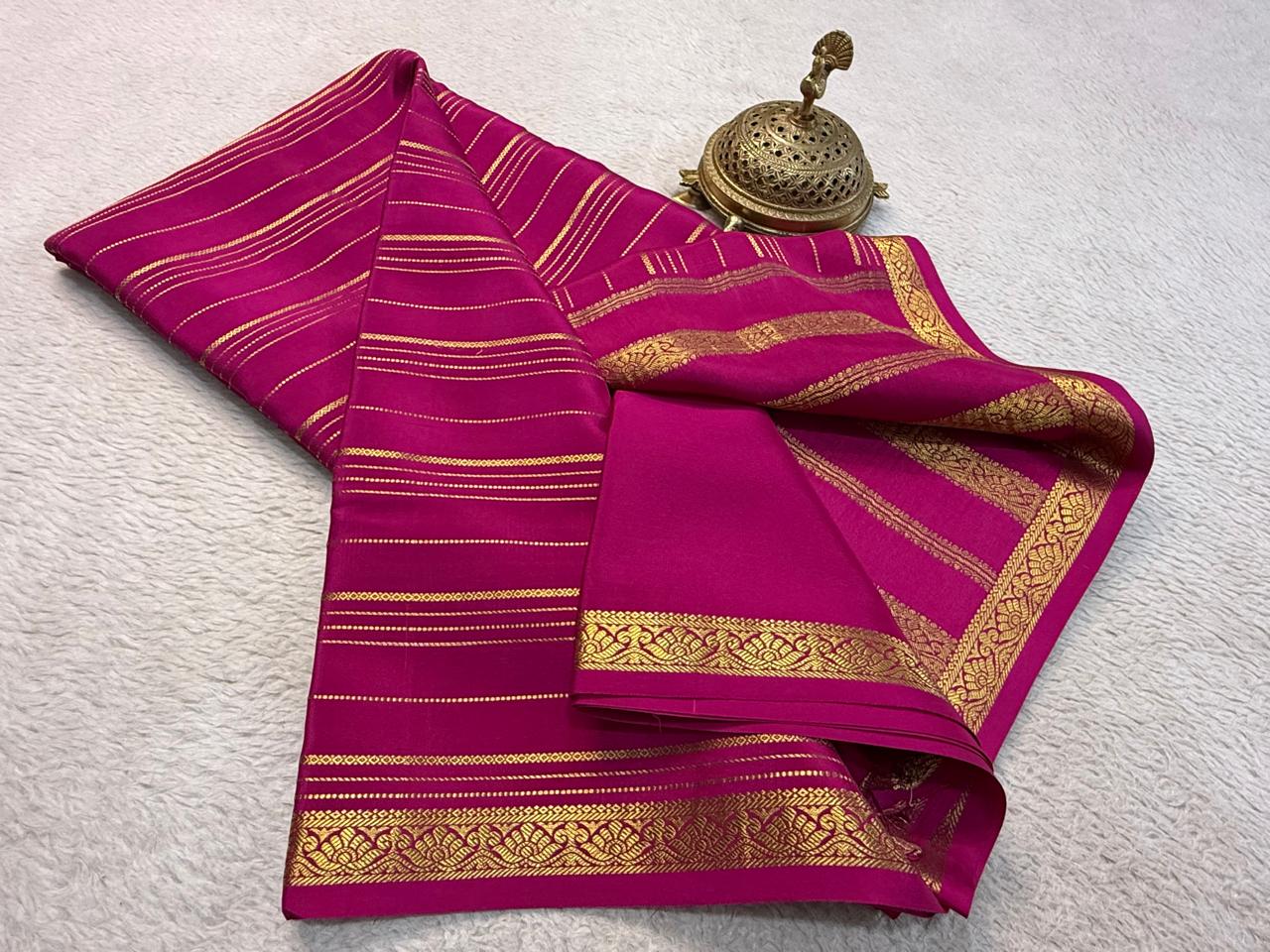 Pure Mysore Silk CSG Saree