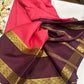 Pure Mysore Silk Ganga Jamuna Saree