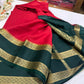 Pure Mysore Silk Ganga Jamuna Saree