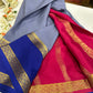 Pure Mysore Silk Ganga Jamuna Saree