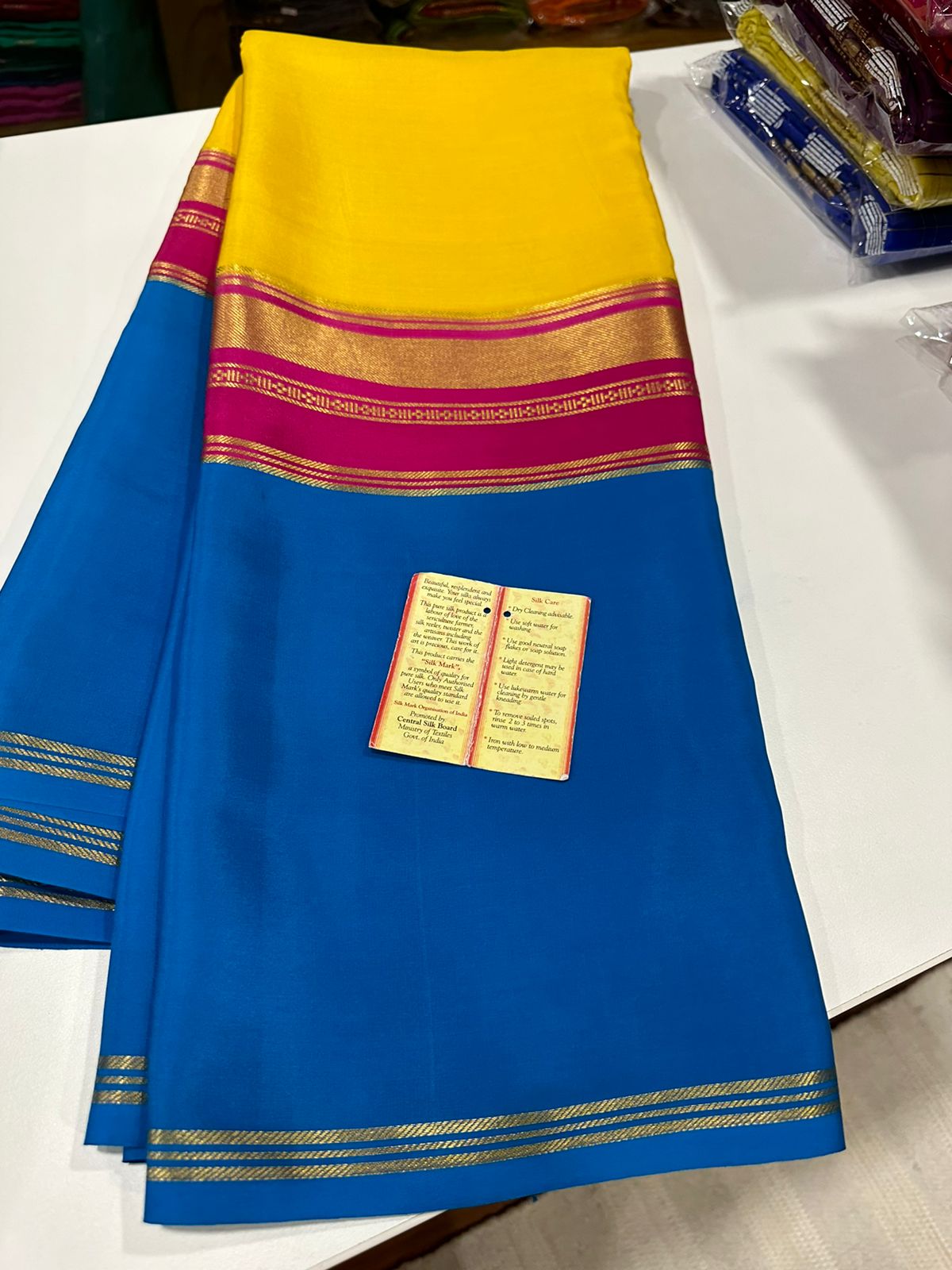 Pure Mysore Silk Saree