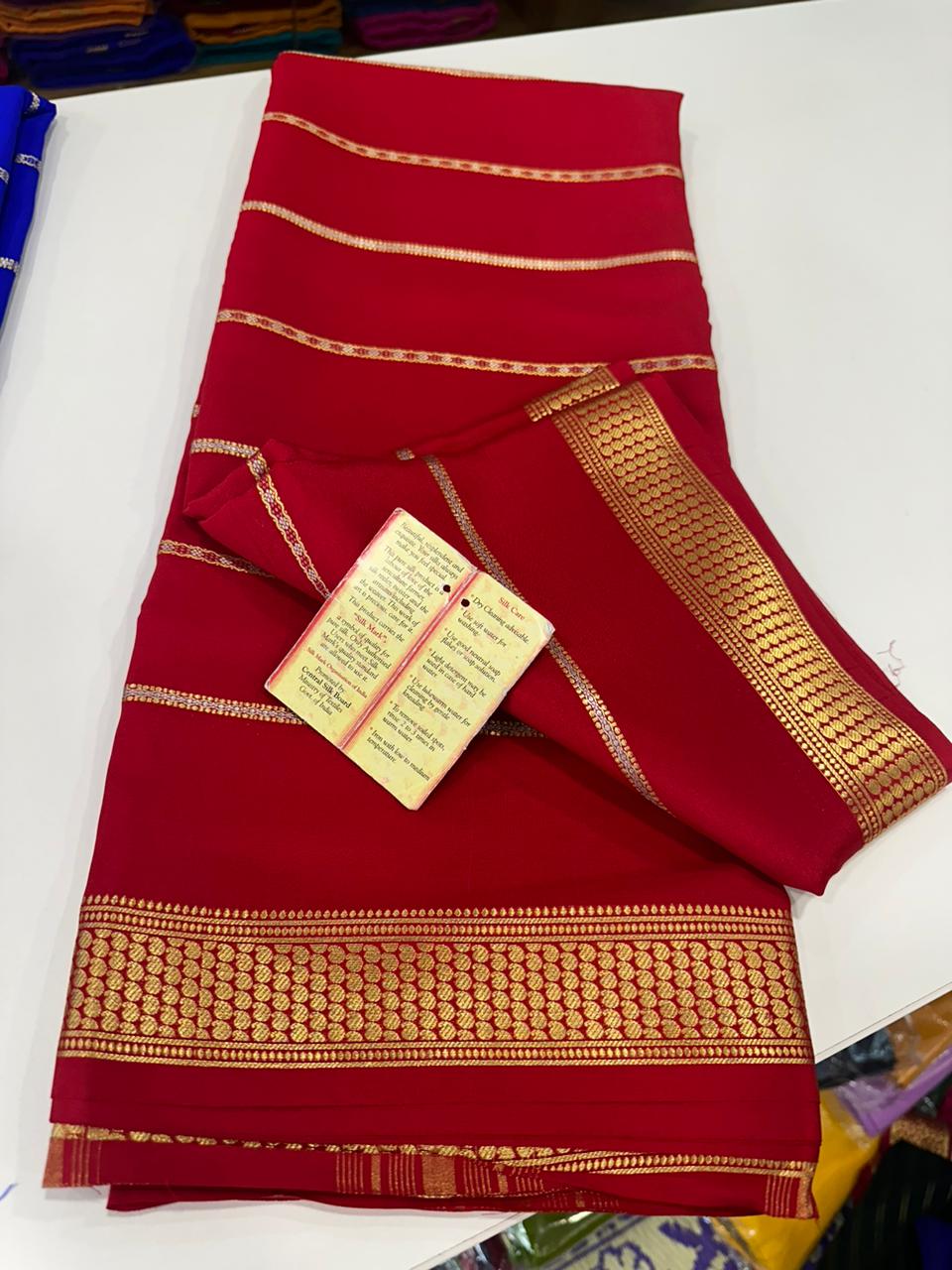 Pure Mysore Silk Saree