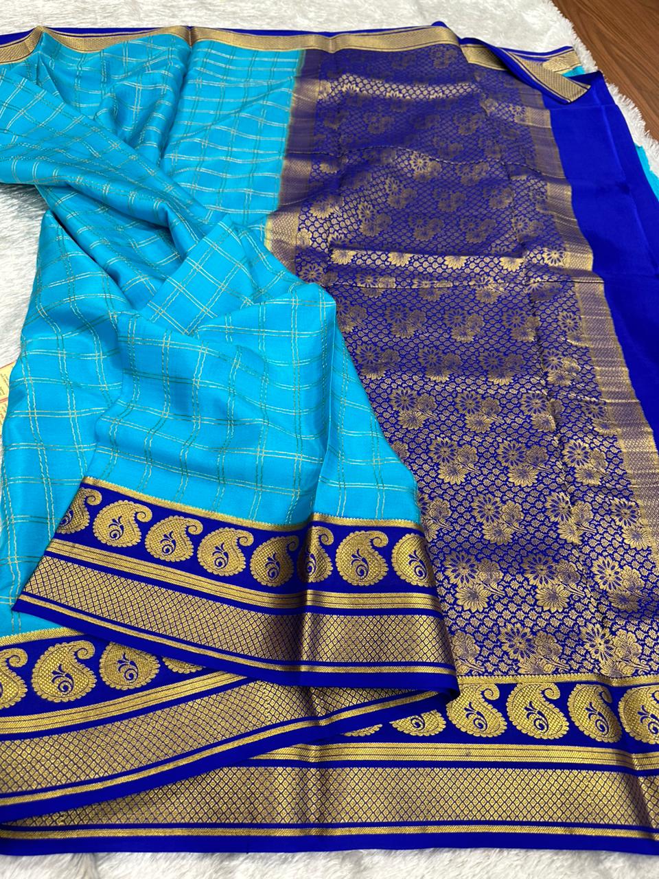 Pure Mysore Silk Saree