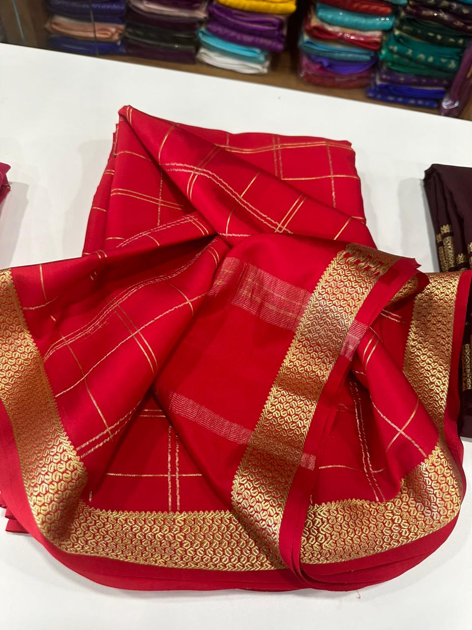 Pure Mysore Silk Saree