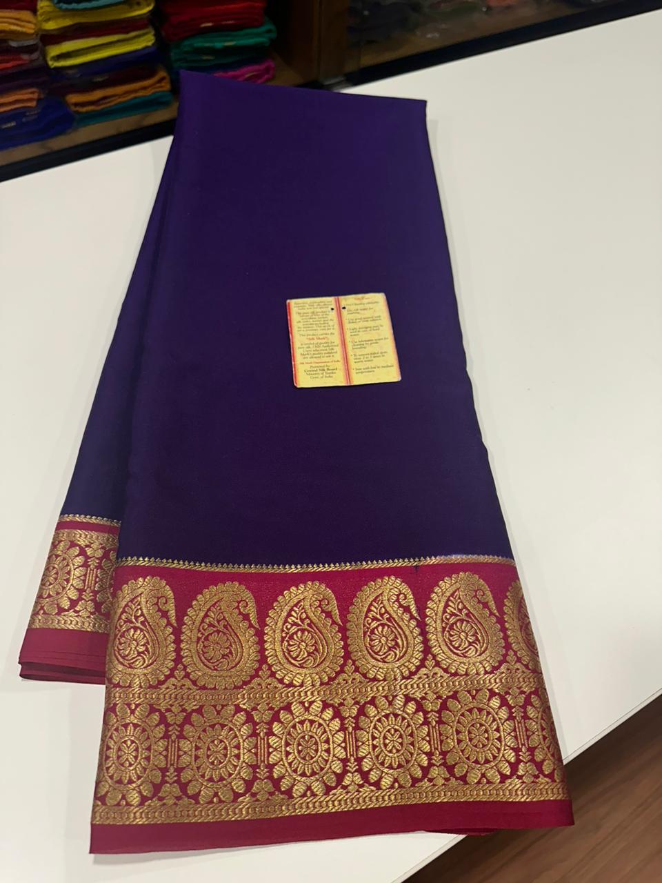 Pure Mysore Silk Saree