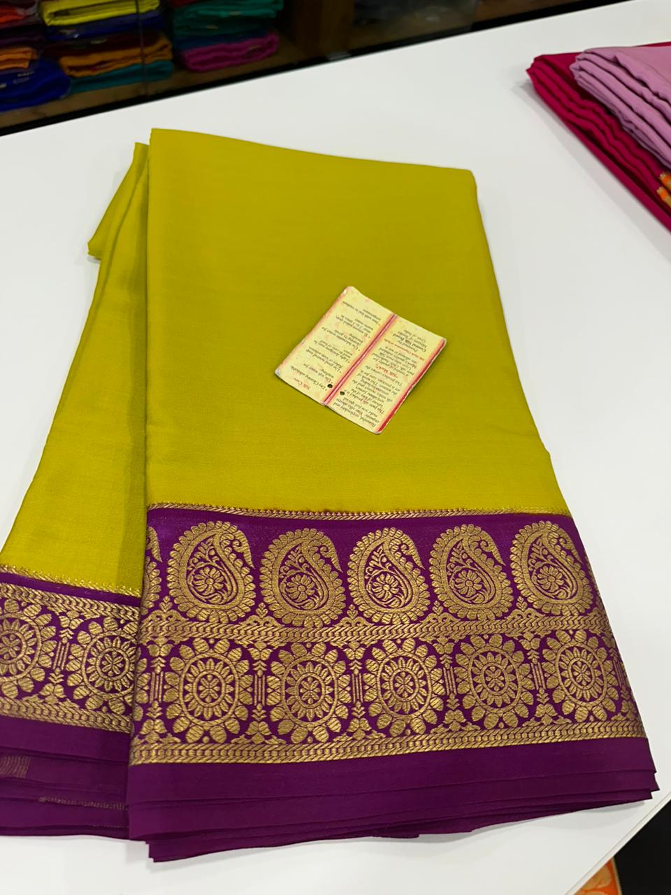 Pure Mysore Silk Saree