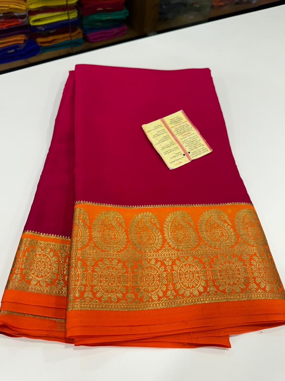 Pure Mysore Silk Saree