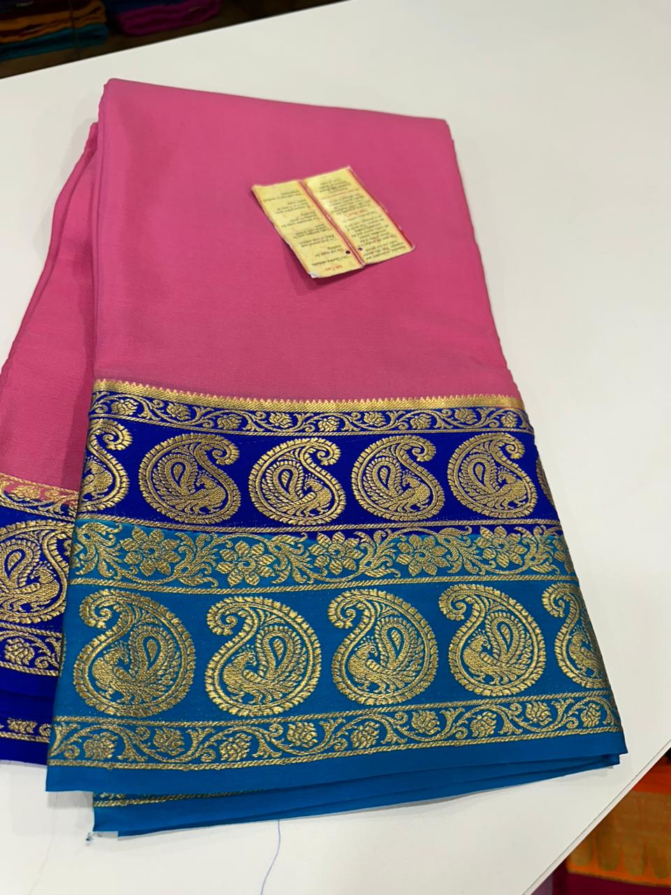 Pure Mysore Silk Saree