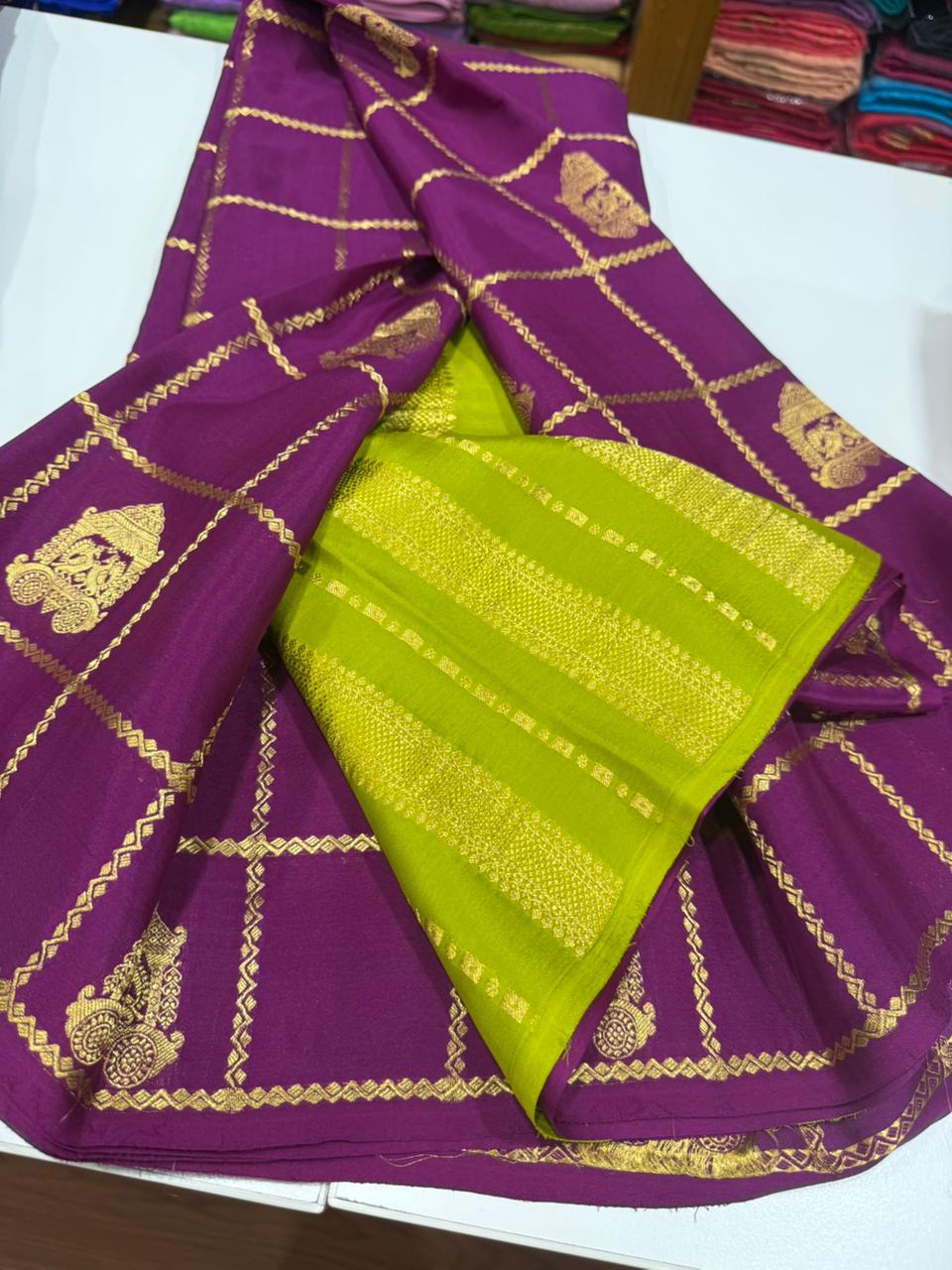 Pure Mysore Silk Saree