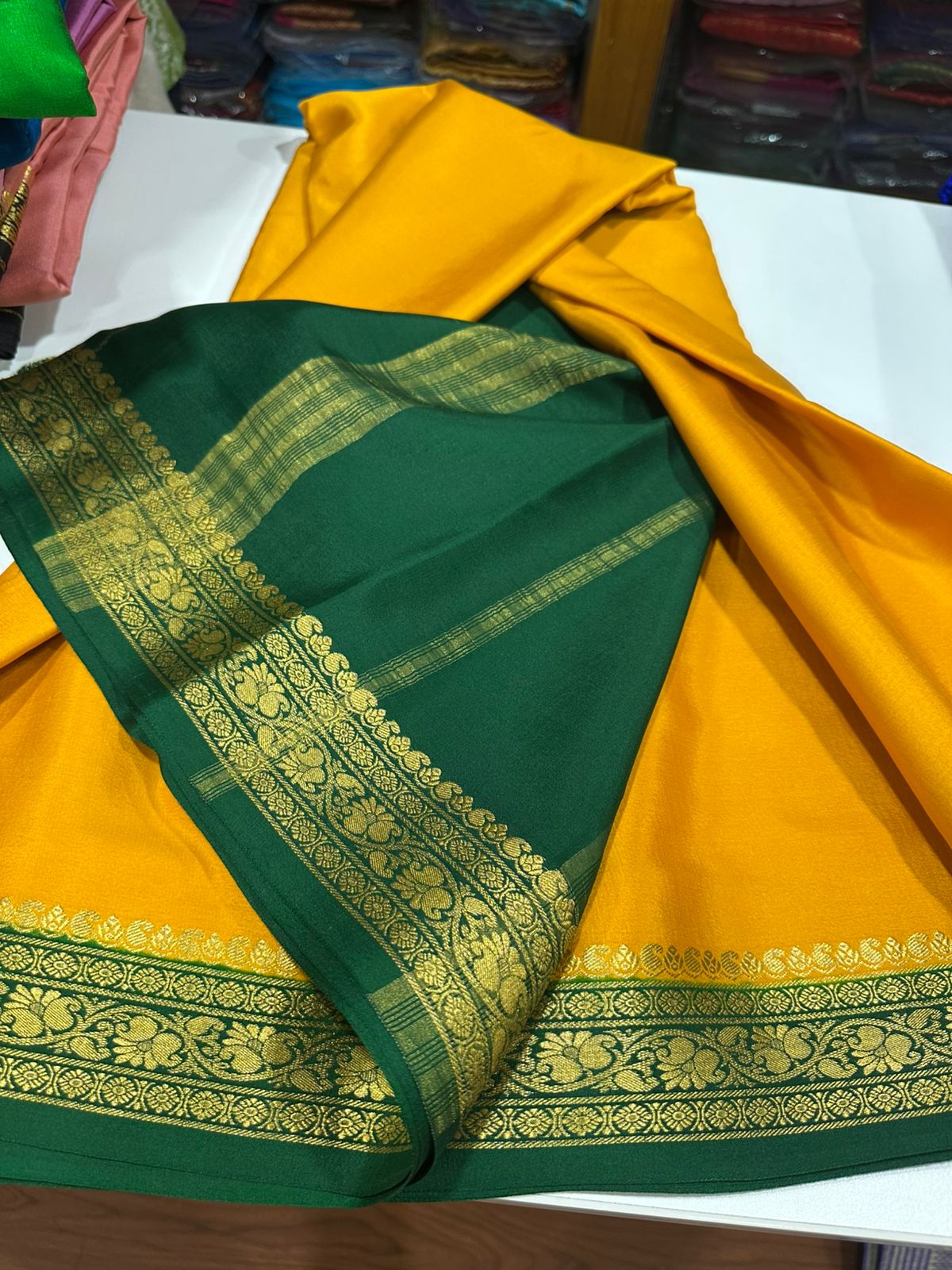 Pure Mysore Silk Saree