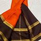 Graceful Pure Mysore Silk Saree with Small Mango Border