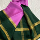 Graceful Pure Mysore Silk Saree with Small Mango Border