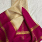 Graceful Pure Mysore Silk Saree with Small Mango Border