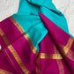 Graceful Pure Mysore Silk Saree with Small Mango Border