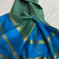 Graceful Pure Mysore Silk Saree with Small Mango Border