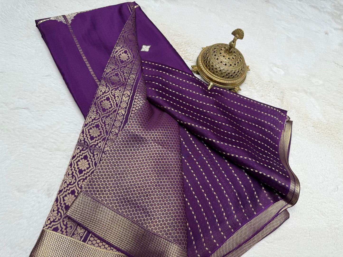 Pure Mysore Silk Traditional Saree