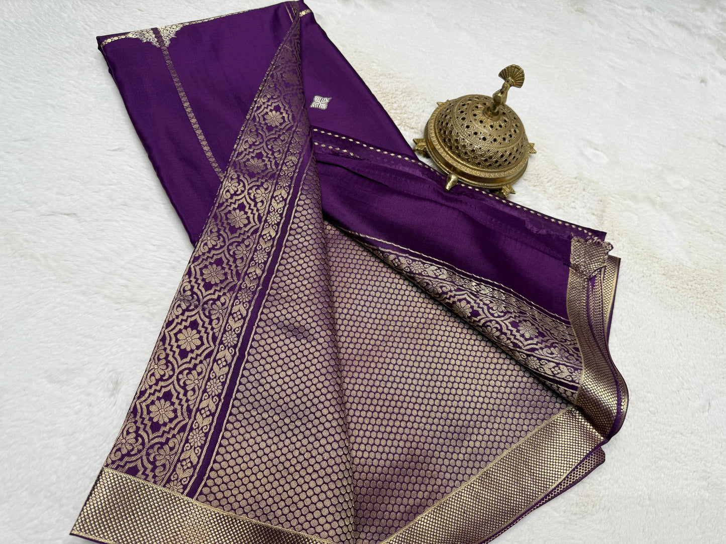 Pure Mysore Silk Traditional Saree