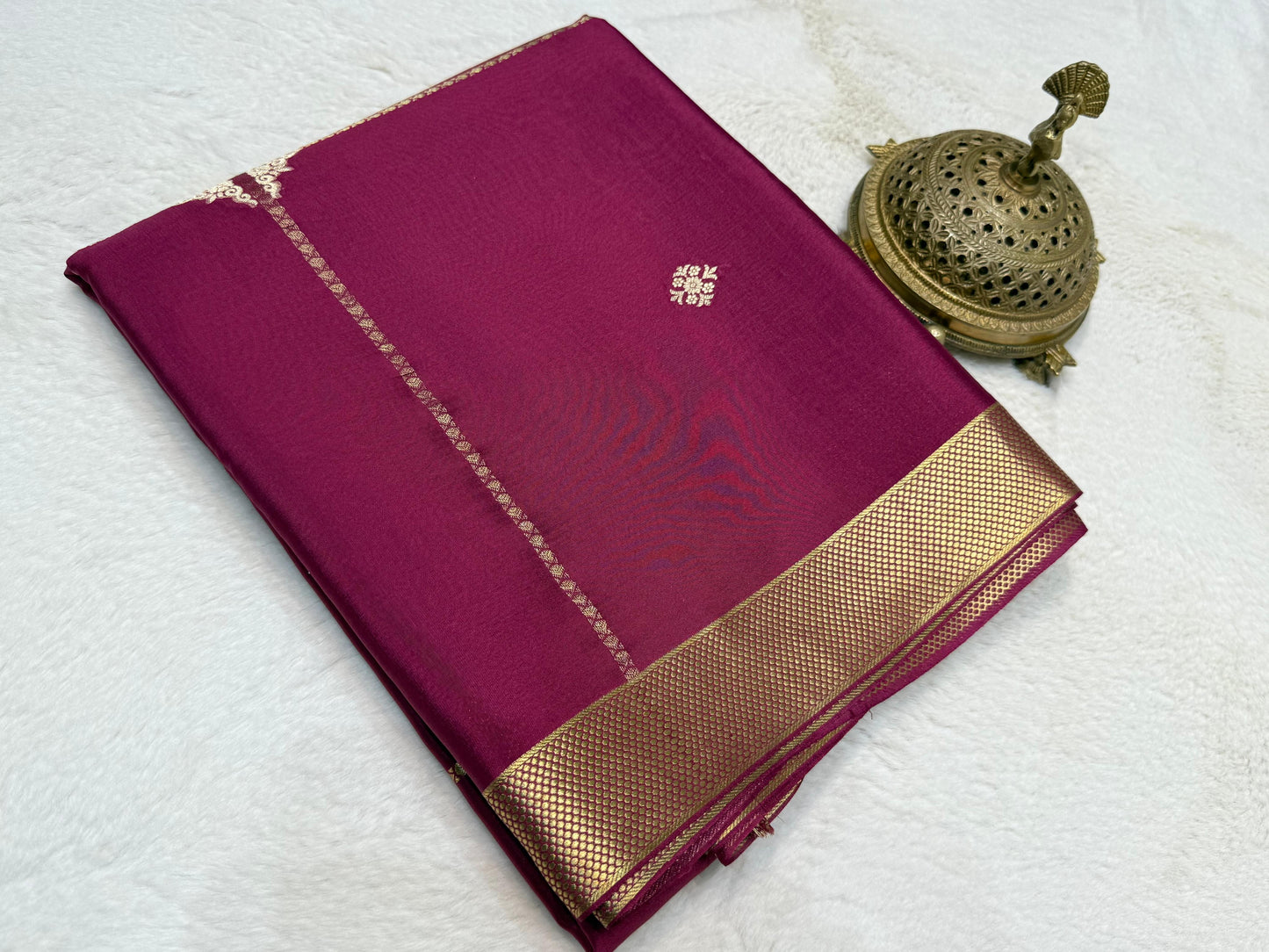Pure Mysore Silk Traditional Saree