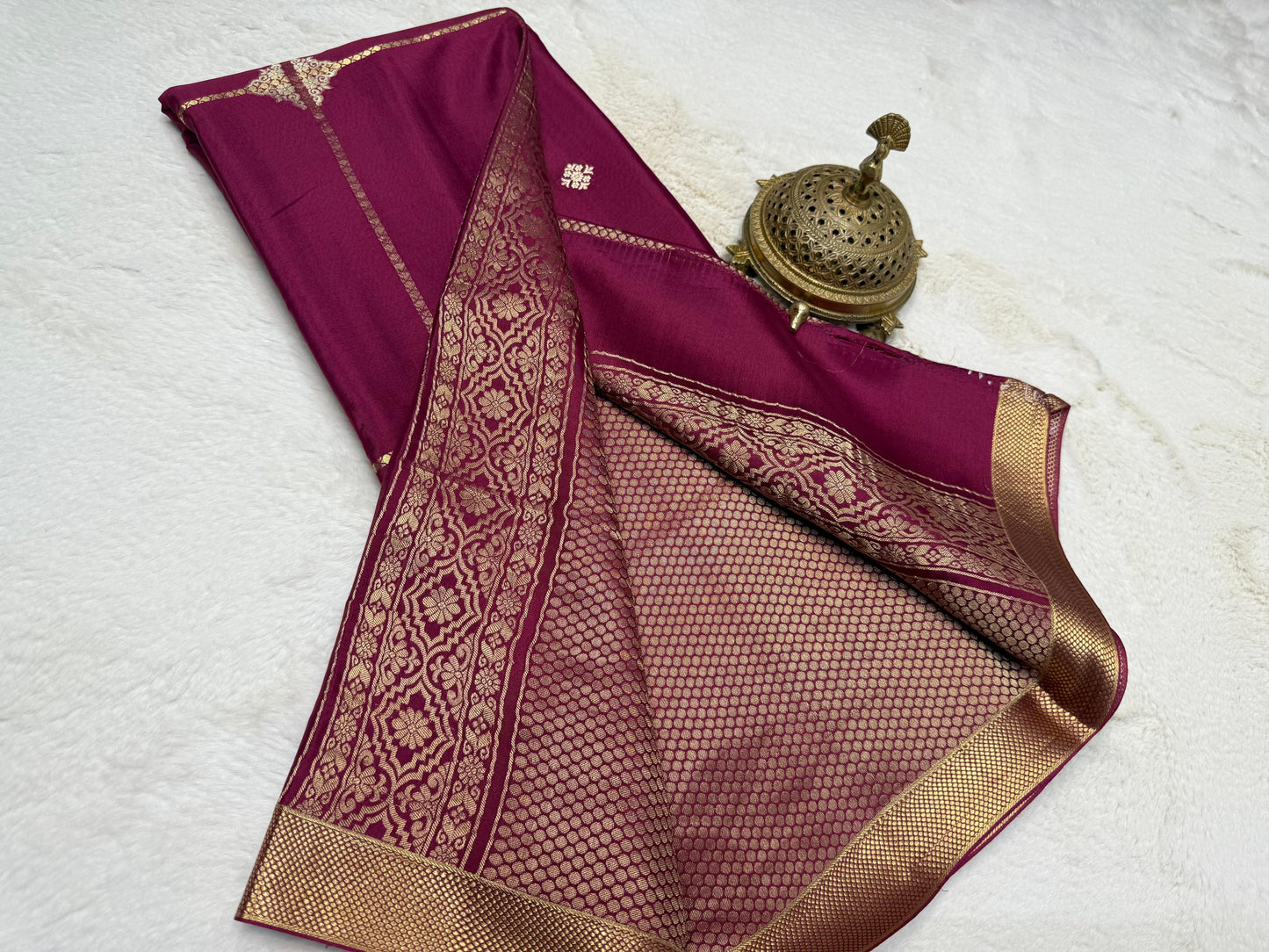 Pure Mysore Silk Traditional Saree