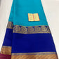 3 Color Combination Authentic Pure Mysore Silk Saree