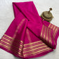 Pure Mysore Crepe Silk Traditional Wedding Saree