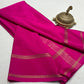 Pure Mysore Silk Real Gold and Silver Zari Work Saree