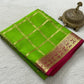 Pure Mysore Silk Checks and Sahara Pattern Saree
