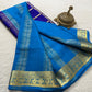 Pure Mysore Silk Checks and Sahara Pattern Saree