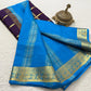 Pure Mysore Silk Checks and Sahara Pattern Saree