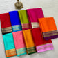 Pure Mysore Silk Mango and Chakra Border Saree