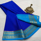 Pure Mysore Silk Mango and Chakra Border Saree