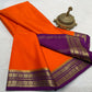 Pure Mysore Silk Mango and Chakra Border Saree