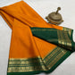 Pure Mysore Silk Mango and Chakra Border Saree
