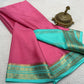 Pure Mysore Silk Mango and Chakra Border Saree