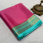 Pure Mysore Silk Mango and Chakra Border Saree
